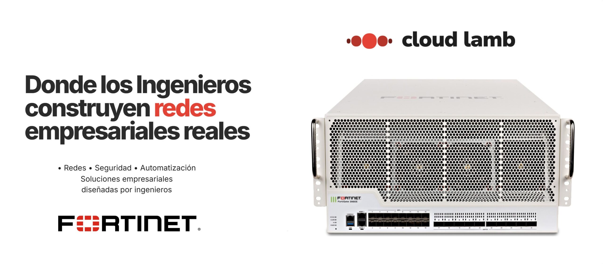 Cloud Lamb Servicios: redes, seguridad y automatización con Fortinet
